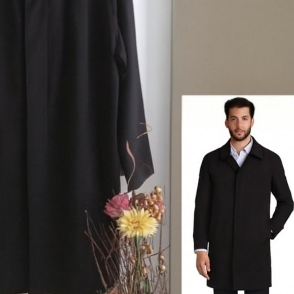 ⭐️ Host Pick⭐️ Pronto Uomo | Black Italian Trench Coat - Picture 3 of 11